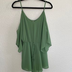 Drop Shoulder Romper